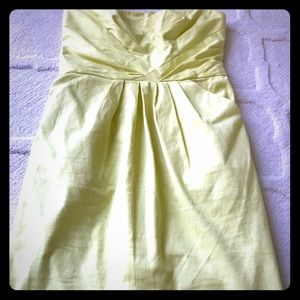 French Connection Yellow mini dress size 8 P